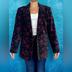 Elegant Floral Women's Blazer